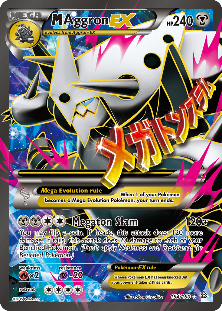 M Aggron EX (154/160) [XY: Primal Clash] | Shuffle n Cut Hobbies & Games