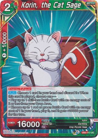 Korin, the Cat Sage [DB3-117] | Shuffle n Cut Hobbies & Games