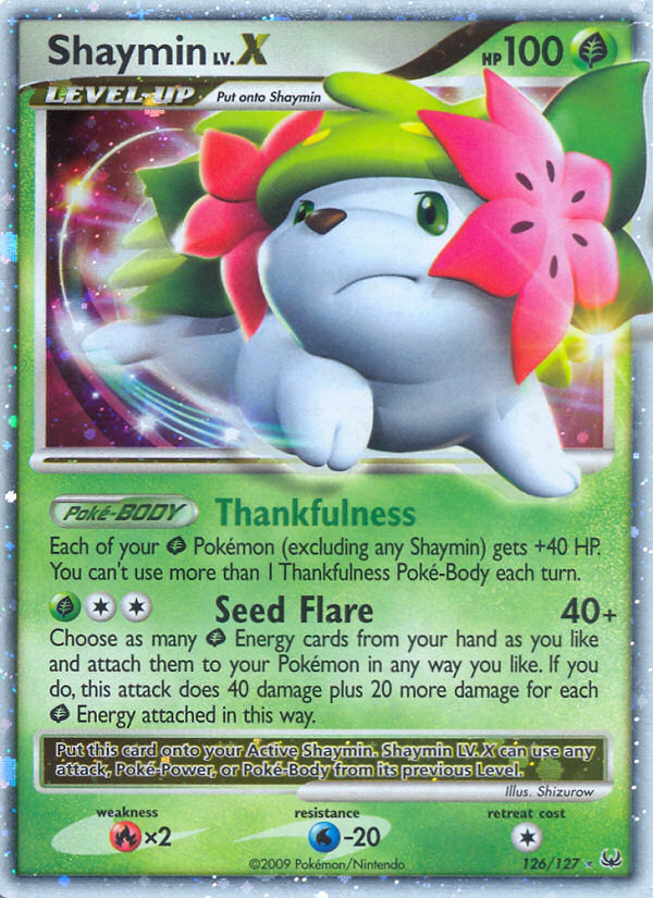 Shaymin LV.X (126/127) [Platinum: Base Set] | Shuffle n Cut Hobbies & Games