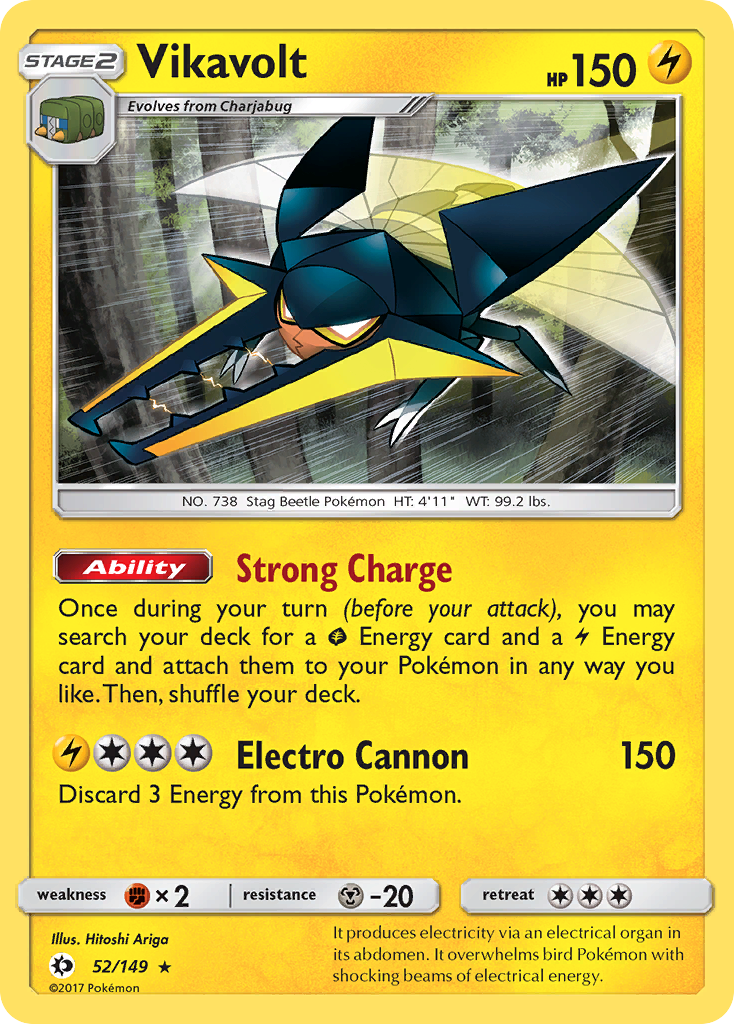 Vikavolt (52/149) [Sun & Moon: Base Set] | Shuffle n Cut Hobbies & Games