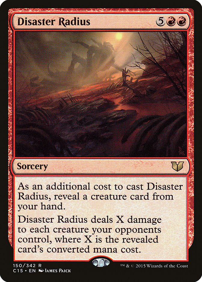 Disaster Radius [Commander 2015] | Shuffle n Cut Hobbies & Games