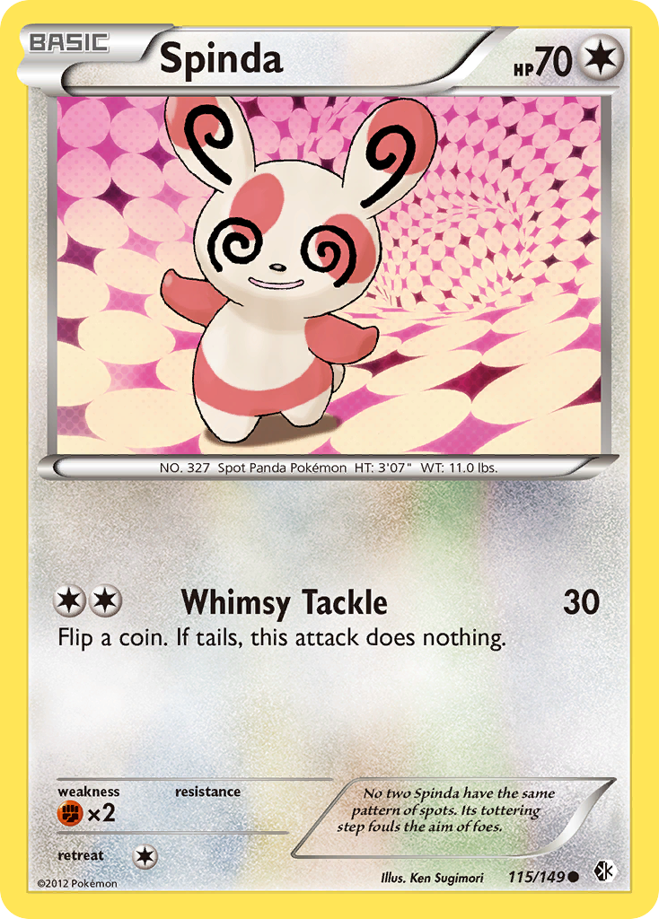 Spinda (115/149) [Black & White: Boundaries Crossed] | Shuffle n Cut Hobbies & Games