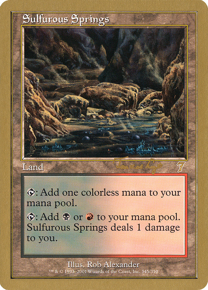 Sulfurous Springs (Tom van de Logt) [World Championship Decks 2001] | Shuffle n Cut Hobbies & Games