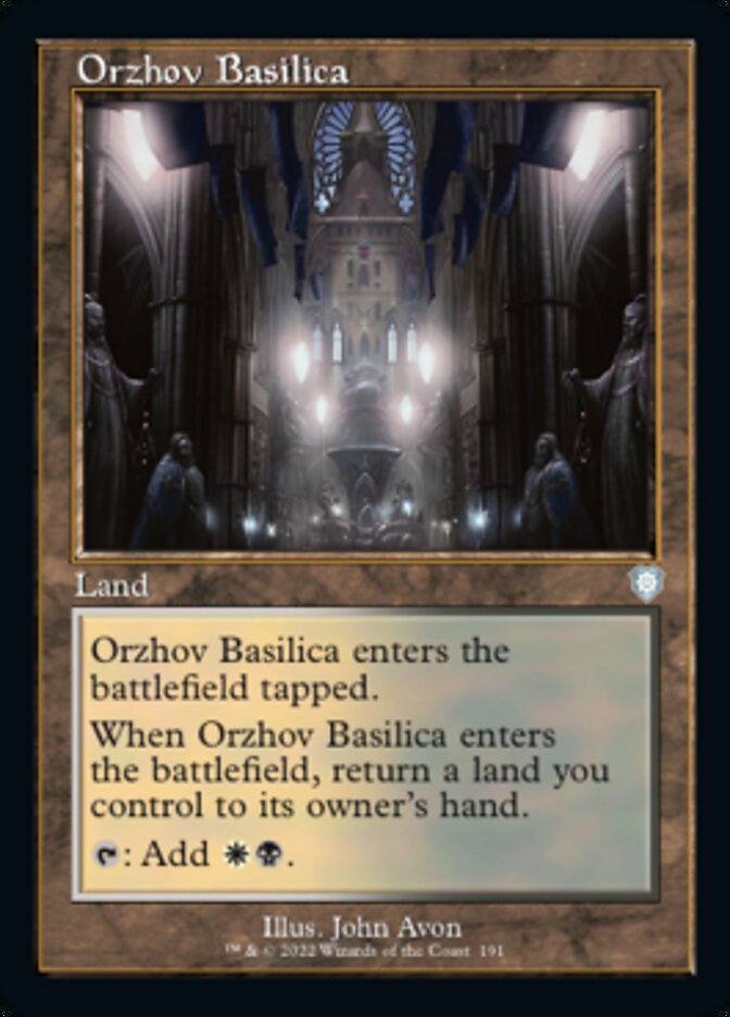 Orzhov Basilica (Retro) [The Brothers' War Commander] | Shuffle n Cut Hobbies & Games