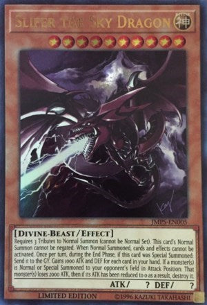 Slifer the Sky Dragon (JMPS-EN005) [JMPS-EN005] Ultra Rare | Shuffle n Cut Hobbies & Games