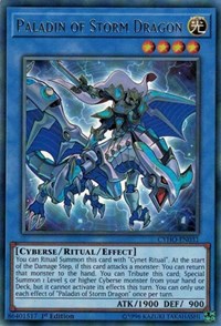 Paladin of Storm Dragon [CYHO-EN031] Rare | Shuffle n Cut Hobbies & Games