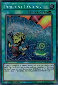 Pinpoint Landing [CYHO-EN081] Secret Rare | Shuffle n Cut Hobbies & Games