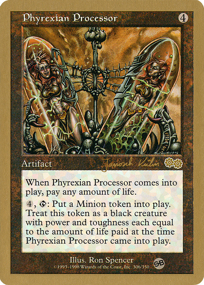 Phyrexian Processor (Janosch Kuhn) (SB) [World Championship Decks 2000] | Shuffle n Cut Hobbies & Games