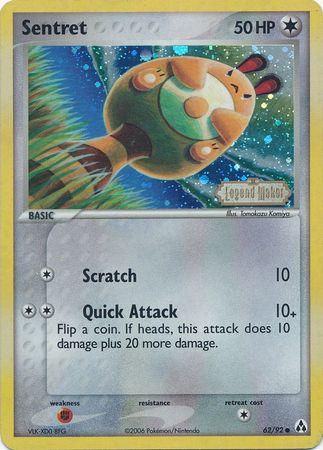 Sentret (62/92) (Stamped) [EX: Legend Maker] | Shuffle n Cut Hobbies & Games