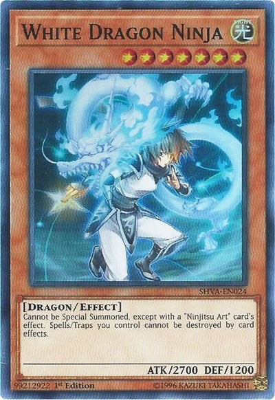 White Dragon Ninja [SHVA-EN024] Super Rare | Shuffle n Cut Hobbies & Games