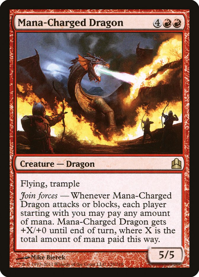 Mana-Charged Dragon [Commander 2011] | Shuffle n Cut Hobbies & Games