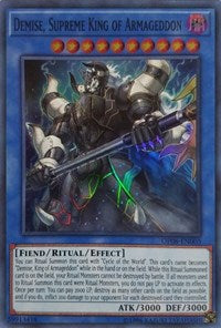 Demise, Supreme King of Armageddon [OP08-EN005] Super Rare | Shuffle n Cut Hobbies & Games