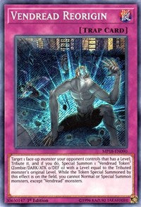 Vendread Reorigin [MP18-EN090] Secret Rare | Shuffle n Cut Hobbies & Games