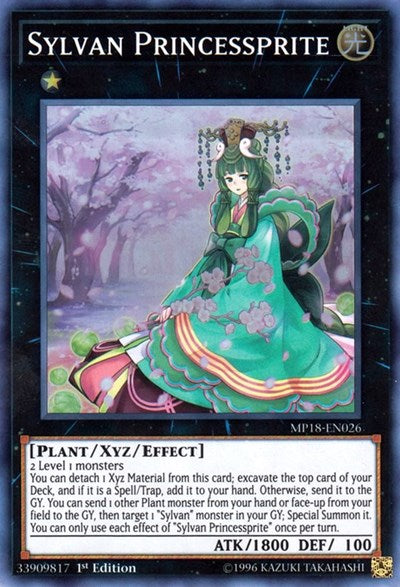 Sylvan Princessprite [MP18-EN026] Super Rare | Shuffle n Cut Hobbies & Games