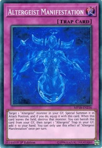 Altergeist Manifestation [MP18-EN216] Super Rare | Shuffle n Cut Hobbies & Games