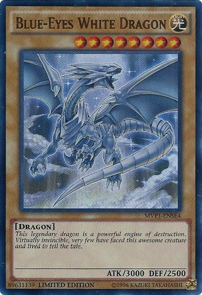 Blue-Eyes White Dragon [MVP1-ENSE4] Ultra Rare | Shuffle n Cut Hobbies & Games