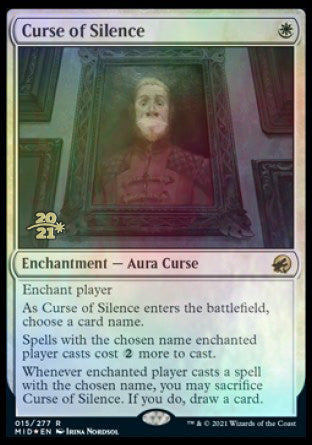 Curse of Silence [Innistrad: Midnight Hunt Prerelease Promos] | Shuffle n Cut Hobbies & Games