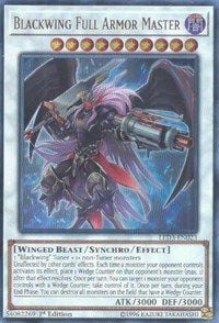 Blackwing Full Armor Master [LED3-EN023] Ultra Rare | Shuffle n Cut Hobbies & Games