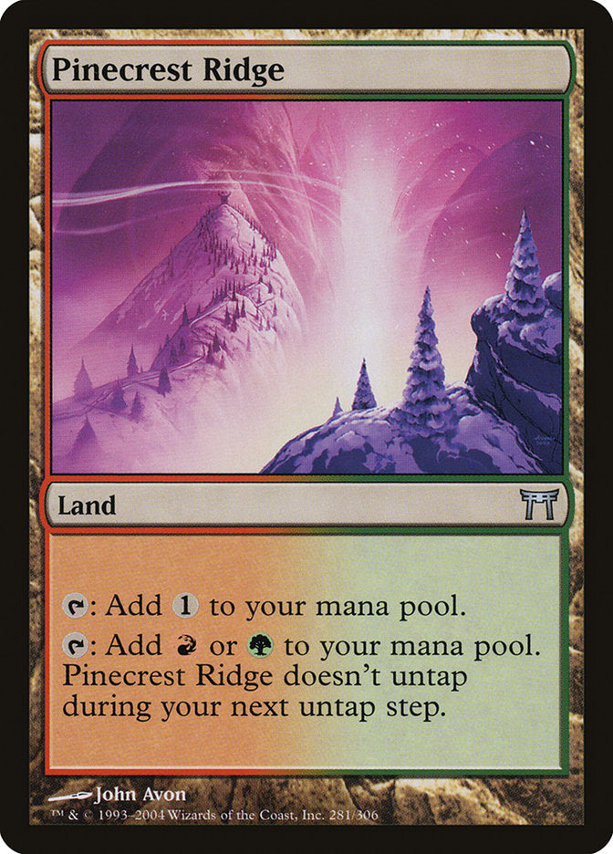 Pinecrest Ridge [Champions of Kamigawa] | Shuffle n Cut Hobbies & Games