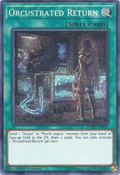 Orcustrated Return [SOFU-EN058] Secret Rare | Shuffle n Cut Hobbies & Games