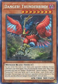 Danger! Thunderbird! [SOFU-EN082] Secret Rare | Shuffle n Cut Hobbies & Games