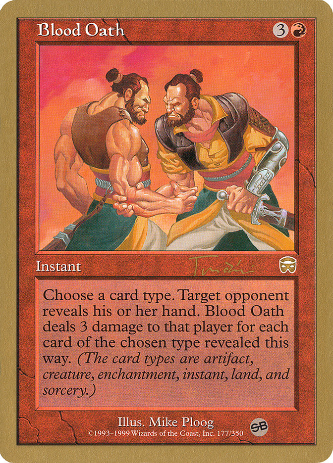 Blood Oath (Jan Tomcani) (SB) [World Championship Decks 2001] | Shuffle n Cut Hobbies & Games