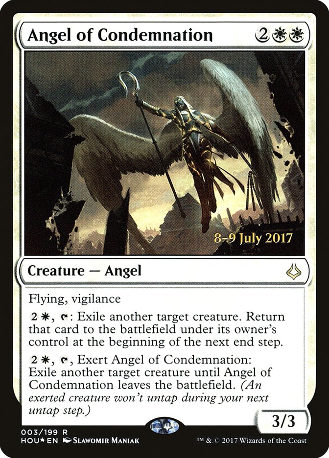 Angel of Condemnation [Hour of Devastation Prerelease Promos] | Shuffle n Cut Hobbies & Games