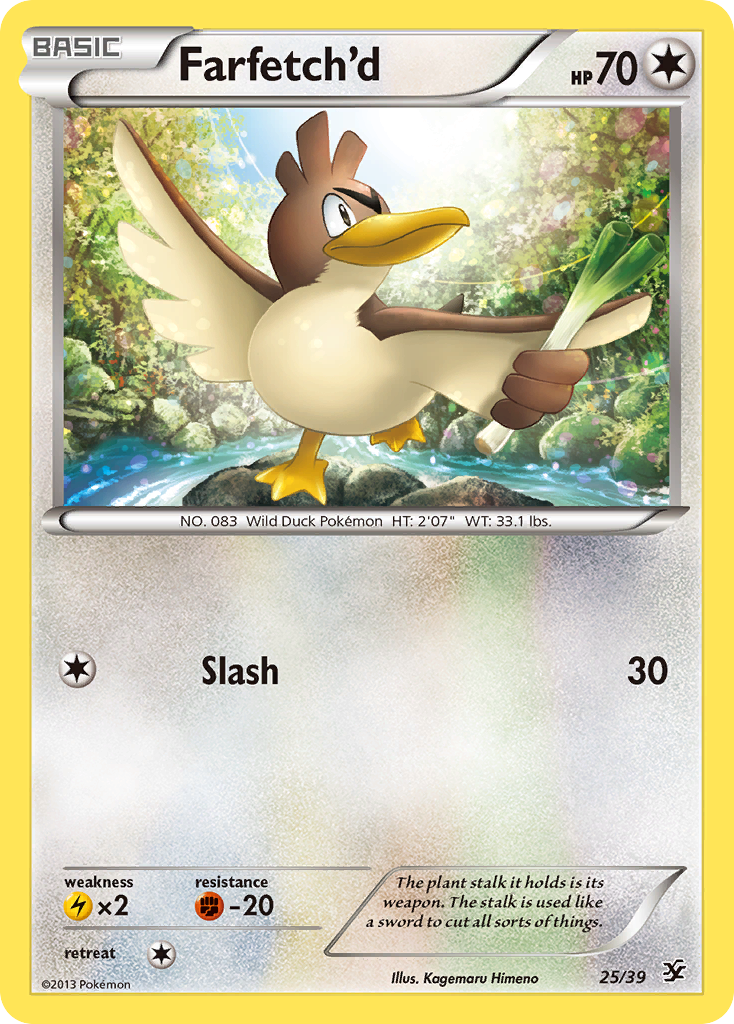 Farfetch'd (25/39) [XY: Kalos Starter Set] | Shuffle n Cut Hobbies & Games