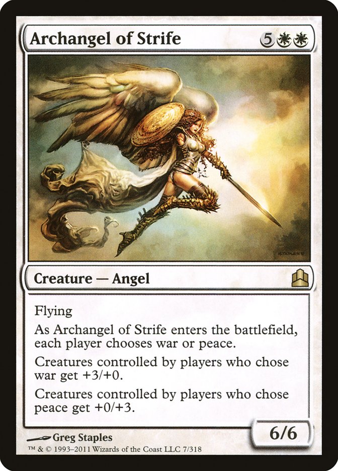 Archangel of Strife [Commander 2011] | Shuffle n Cut Hobbies & Games