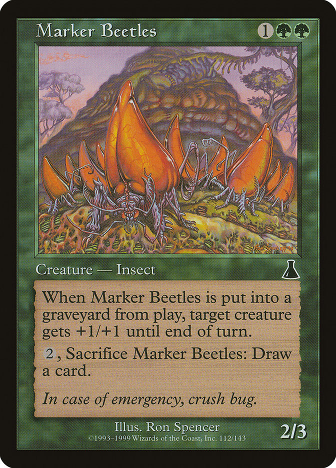 Marker Beetles [Urza's Destiny] | Shuffle n Cut Hobbies & Games