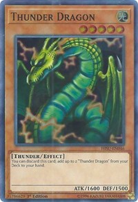 Thunder Dragon [HISU-EN046] Super Rare | Shuffle n Cut Hobbies & Games