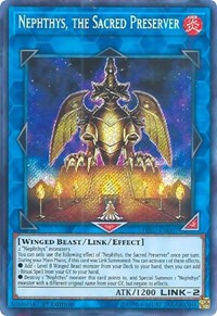 Nephthys, the Sacred Preserver [HISU-EN007] Secret Rare | Shuffle n Cut Hobbies & Games