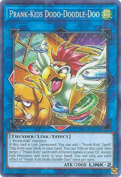 Prank-Kids Dodo-Doodle-Doo [HISU-EN020] Secret Rare | Shuffle n Cut Hobbies & Games