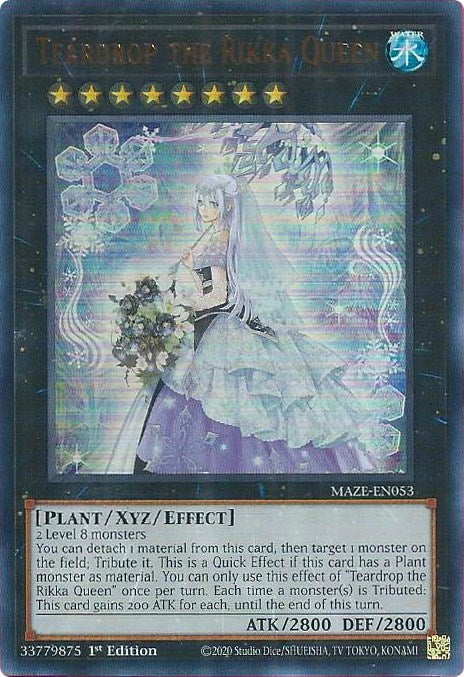 Teardrop the Rikka Queen [MAZE-EN053] Ultra Rare | Shuffle n Cut Hobbies & Games