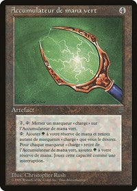 Green Mana Battery (French) - "Accumulateur de mana vert" [Renaissance] | Shuffle n Cut Hobbies & Games