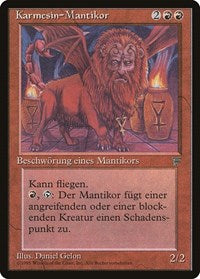 Crimson Manticore (German) - "Karmesin-Mantikor" [Renaissance] | Shuffle n Cut Hobbies & Games