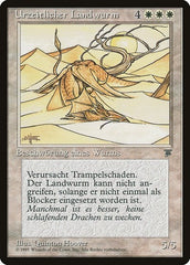 Elder Land Wurm (German) - "Urzeitlicher Landwurm" [Renaissance] | Shuffle n Cut Hobbies & Games