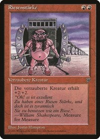 Giant Strength (German) - "Riesenstarke" [Renaissance] | Shuffle n Cut Hobbies & Games