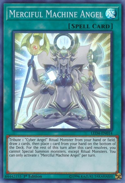 Merciful Machine Angel [LED4-EN014] Super Rare | Shuffle n Cut Hobbies & Games