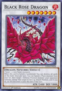 Black Rose Dragon [LED4-EN028] Common | Shuffle n Cut Hobbies & Games