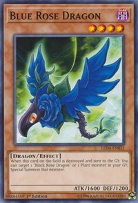 Blue Rose Dragon [LED4-EN031] Common | Shuffle n Cut Hobbies & Games