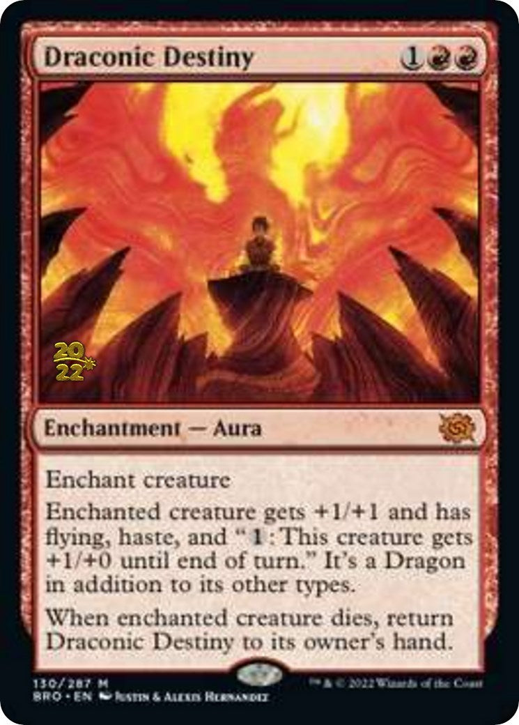 Draconic Destiny [The Brothers' War Prerelease Promos] | Shuffle n Cut Hobbies & Games