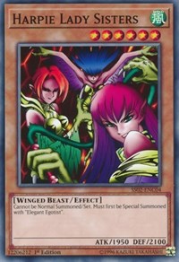 Harpie Lady Sisters [SS02-ENC04] Common | Shuffle n Cut Hobbies & Games