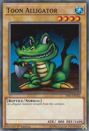 Toon Alligator [SS01-ENC02] Common | Shuffle n Cut Hobbies & Games