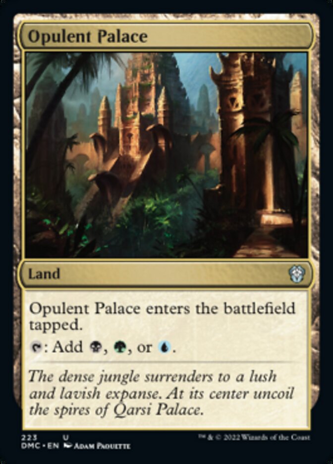 Opulent Palace [Dominaria United Commander] | Shuffle n Cut Hobbies & Games