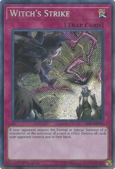 Witch's Strike [SAST-EN079] Secret Rare | Shuffle n Cut Hobbies & Games