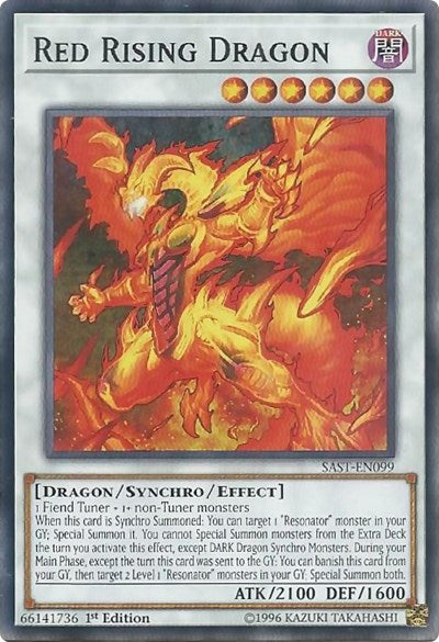 Red Rising Dragon [SAST-EN099] Common | Shuffle n Cut Hobbies & Games