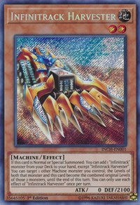 Infinitrack Harvester [INCH-EN001] Secret Rare | Shuffle n Cut Hobbies & Games