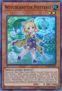 Witchcrafter Potterie [INCH-EN014] Super Rare | Shuffle n Cut Hobbies & Games