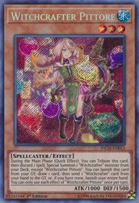 Witchcrafter Pittore [INCH-EN015] Secret Rare | Shuffle n Cut Hobbies & Games